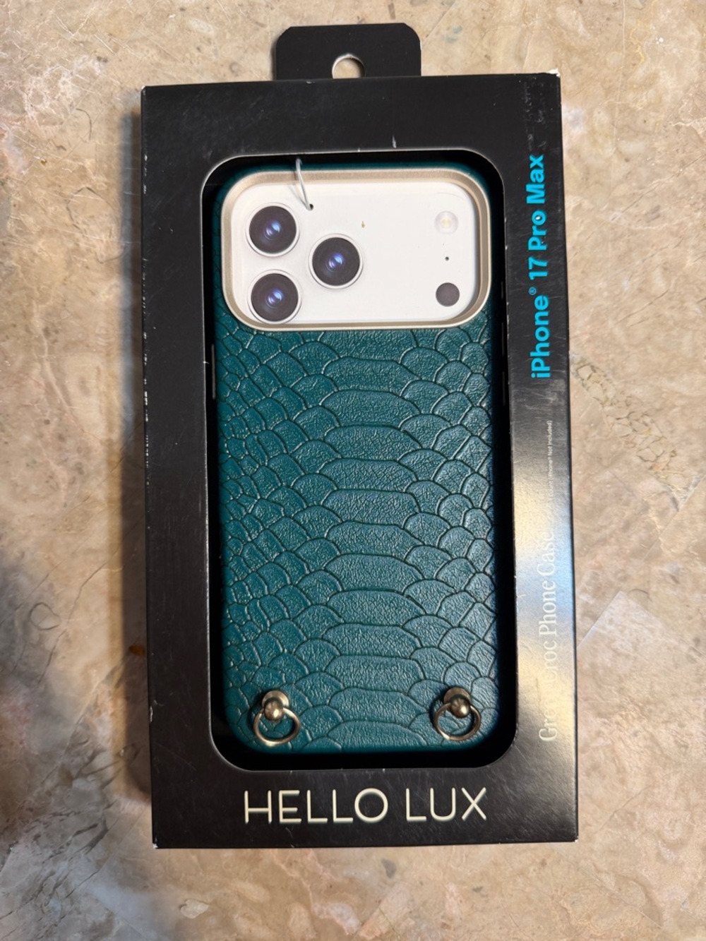 Teal Textured iPhone 17 Pro Max Case